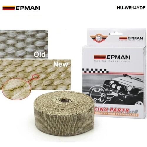 2"X10m Tubo Manifold Heat Thermal Wrap,exhaust Insulating Warp,header Warp,exhaust Pipe Warp HU-WR14YDF