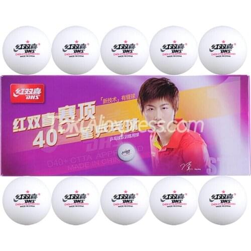 20 Balls DHS Table Tennis Ball DHS D40+ 1-STAR Plastic ABS Original DHS Ping Pong Balls