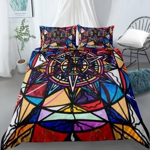 3D Anime cartoon Printed Pillowcases Bedding Set Queen King Size Dropshipping Boy gift Bohemian style NO2