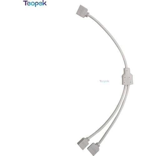 6Pin RGBCCT Splitter Connector 1 to 2, 1 to 3, 1 to 4 Female Extension Wire Cable for RGB+CCT Led Strip 2.0mm