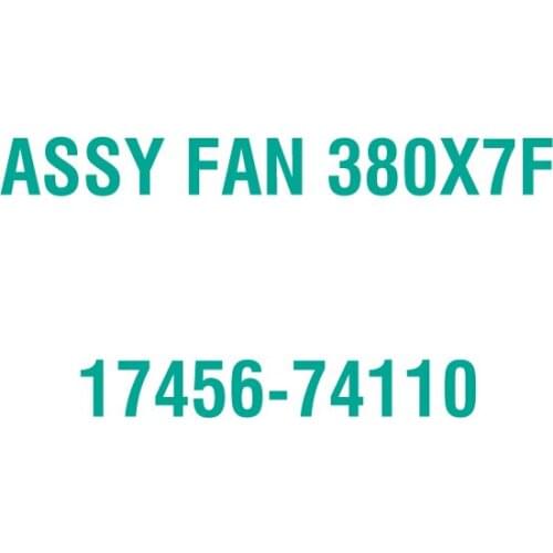 For Kubota 17456-74110 ASSY FAN 380X7F