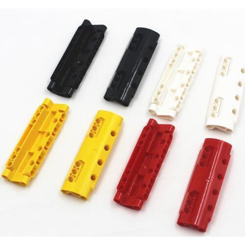 Building Blocks BulkTechnic Parts 10pcs BOWED PANEL 3X11X2 DIA4,85 (X19)compatible with lego for kids boys toy