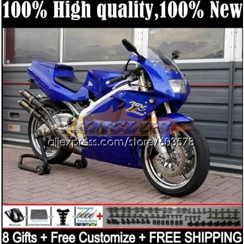 Body For SUZUKI RGV250 RGVT-250 VJ 23 98 RGVT250 19CL.97 RGVT RGV 250 SAPC VJ23 97 98 RGV-250 1997 1998 OEM Fairing Gloss blue