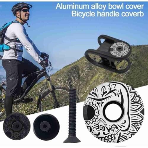 Aluminum Alloy MTB Road Bike Bowl Cover Bicycle Stem For 28.6mm Top Cap Cap Accessories Cycling Fork Tube Headset Y8X6