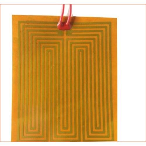 24v 100w 100mmx100mm element heating PI film polyimide heater heat rubber electric 3D priner Automobile oil pan heating