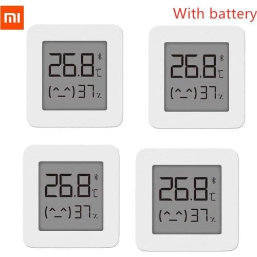 Newest XIAOMI Mijia Bluetooth-compatible Thermometer 2 Wireless Smart Electric Digital Hygrometer Thermometer Work with Mi APP