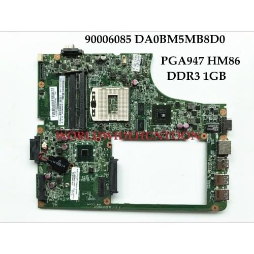 High Quality DA0BM5MB8D0 For Lenovo Ideapad B5400 Laptop Motherboard 90006085 SR17D HM86 PGA947 DDR3 Fully Tested&Free shipping