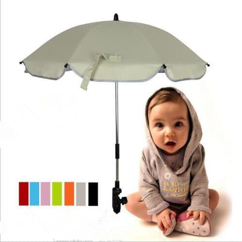 Top Quality Arbitrary Bending Baby Stroller Umbrella Folding Waterproof Sunshade Kid Rain Umbrella for Baby Carriage Accessories