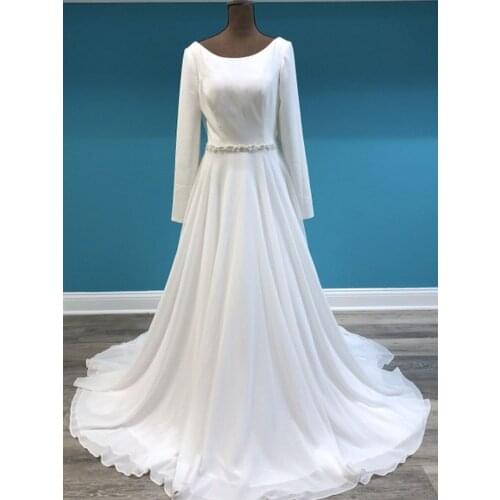 Abosbeet Chiffon Wedding Dresses