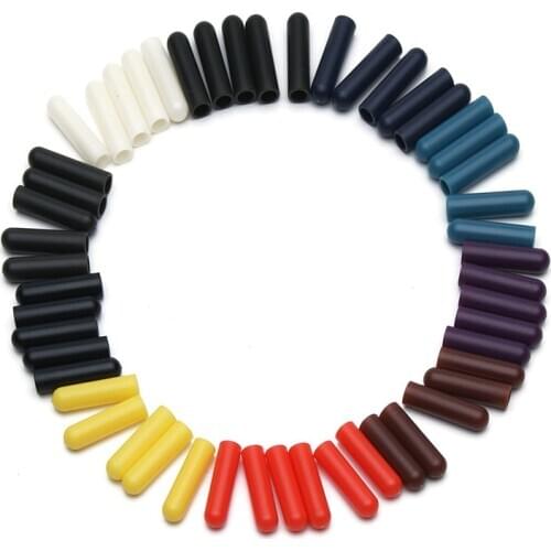 AIJJU 100Pcs 58MM Plastic Bullet Rope Buckle DIY Paper Bag Clip Hand Lanyard Accessories Craft Cap/trousers Bell Tail System