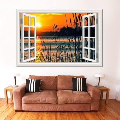 AsenArt Mirror Wall Stickers