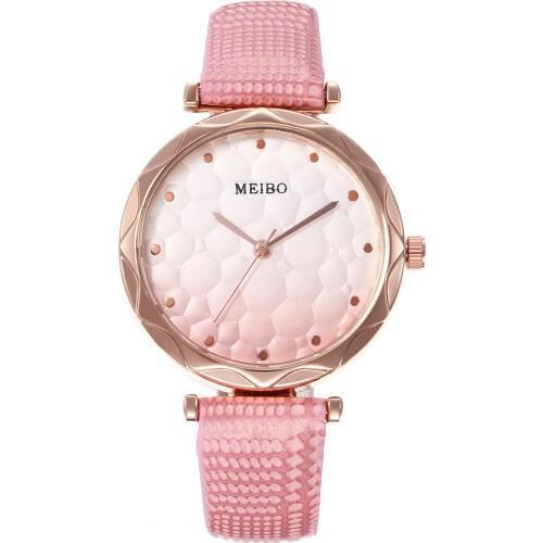 Leather Watches For Women Simple Black Casual Dress Quartz Clock Ladies Wrist Watch