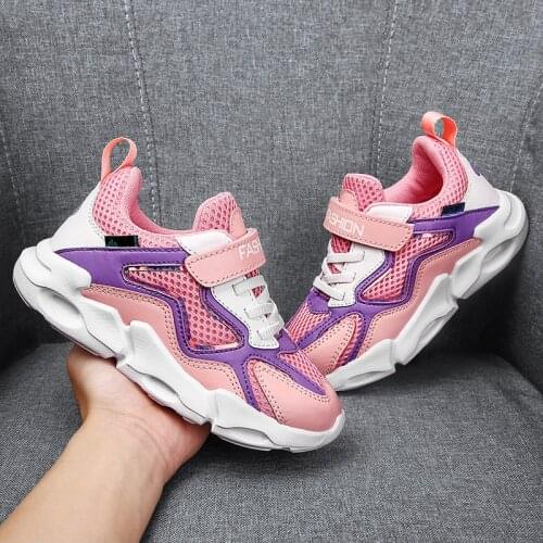 2021 Kids Running Sneakers Autumn Children Sneakers Casual Breathable Mesh Sports Shoes for Girls Running Kids Shoes Chaussure