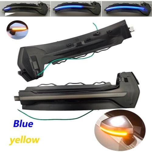For Audi A3 8V S3 RS3 2013-2020 Flow Rearview Dynamic Sequential Mirror Flowing LED Turn Signal Light