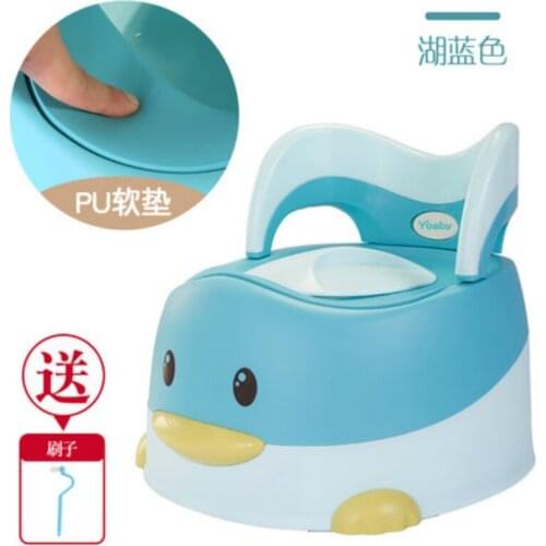 Cartoon Duck Children Toilet Pu Potty Seat Baby Toilet For Baby Boy 1-3-6 Years Old