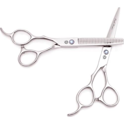 Hairdressing Scissors Set Left Hand 5.5" 6.0" Purple Dragon JP 440C Haircut Shears Thinning Scissors Barber Salon Supplies 8000