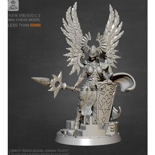 60mm Resin model kits figure beauty colorless and self-assembled TD-2777