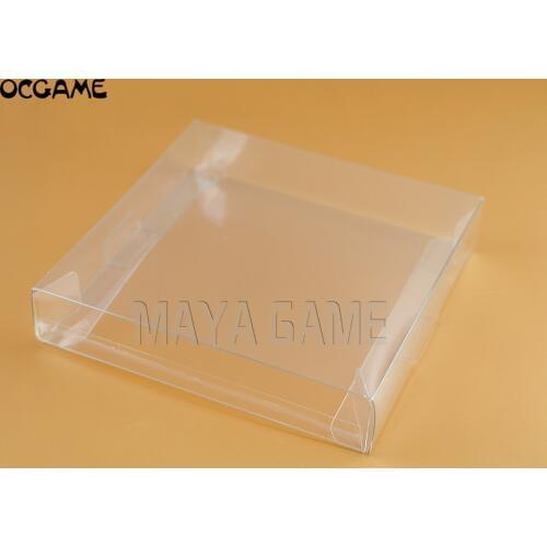 OCGAME 2pcs/lot transparent for Gameboy Advanve Color Cartridge box Protector Case CIB games plastic PET Protector for GBA GBC