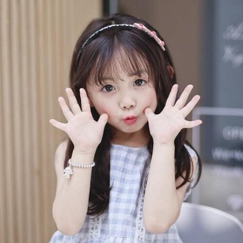 1Pcs Children Cute Colors Bowtie Cartoon Hair Hoop Hairbands Girls Lovely Bow Ears Headbands Kids Hair Accessories Hair Bands