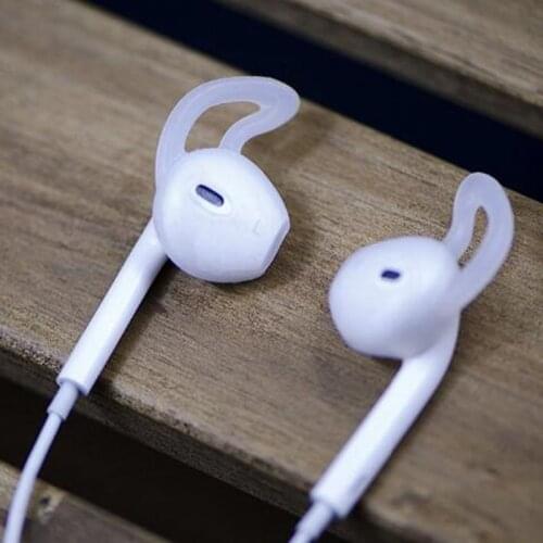 Silicone Cover Earbuds Earphone Case for Apple iphone X 8 7 6 Plus 5 5S SE Earpods Headphone Eartip Ear Wings Hook Cap Earhook