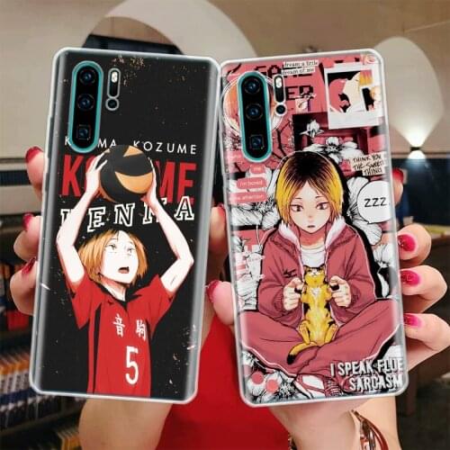 Kozume Kenma Haikyuu Anime Silicon Phone Case For Huawei Honor 10 9 20 Lite Y5 Y6 Y7 Y9 9X 8X 8S 8A 7X 7A 7S Pro + 10i20i Coque