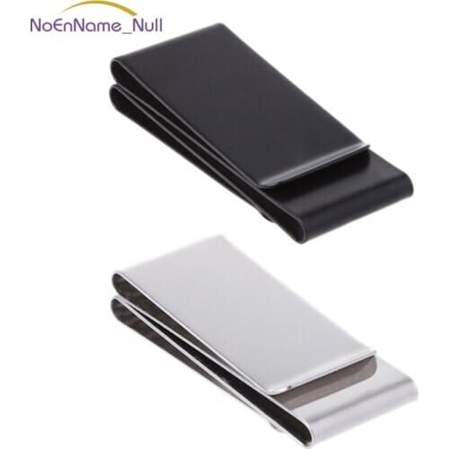 Stainless Steel Slim Double-sided Money Clip Purse Wallet Credit Card ID Holder JUL29
