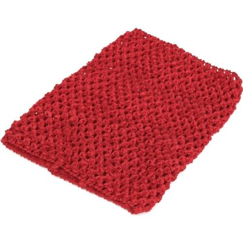 9"Crochet Tube Top Elastic Waistband Headband Hair Band Girls Tutu Skirt