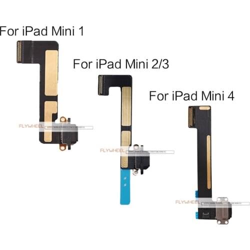 1pcs Charger Charging Port Dock USB Connector Ribbon Data Flex Cable For iPad Mini 1 2 3 4 Replacement Parts