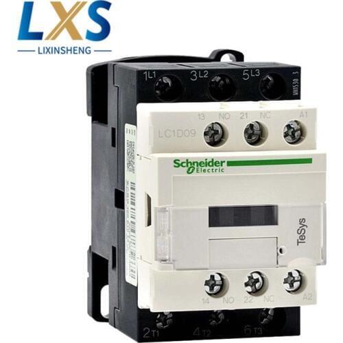 100% Original Schneider LC1D Series Three-pole AC Contactor 9A 220V 50/60Hz LC1D09M7C Small DC