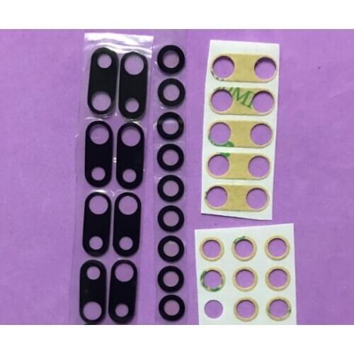 100pcs New For iPhone 6g 6s 6p 6 7 7g 7p 7+ 8g 8p 8+ 8 Plus X XS XR 11 Pro Max Back Rear Camera Lens Glass Cover with Sticker