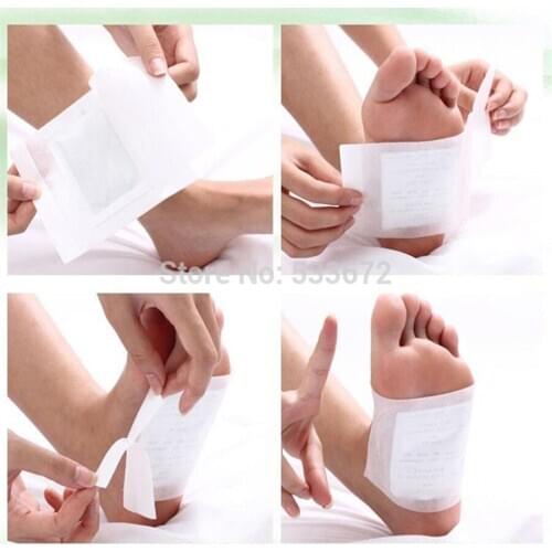 Foot Pedicure Feet Caring Treatment Patch Bamboo Vinegar Feet Care Feet Health Detoxification 5pairs