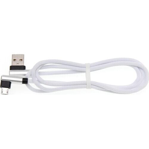 50pcs 90 Degree Elbow Data Cable Micro USB Type C Cable for IPhone Charging Cable Samsung USB C Mobile Phone Charger Cord Data