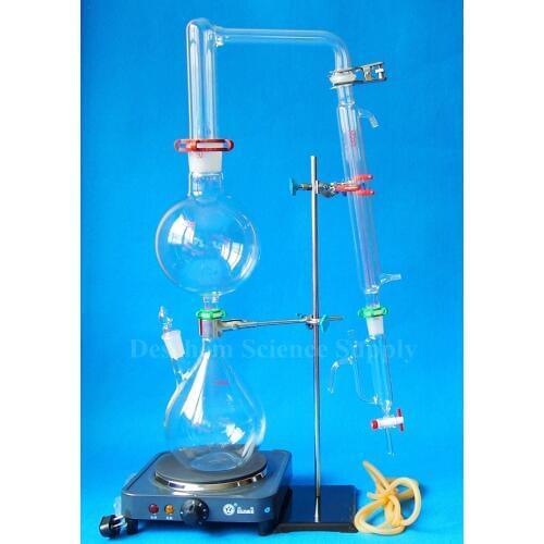 Essential Oil Steam Distillation Apparatus,Laboratory Distillation Kit