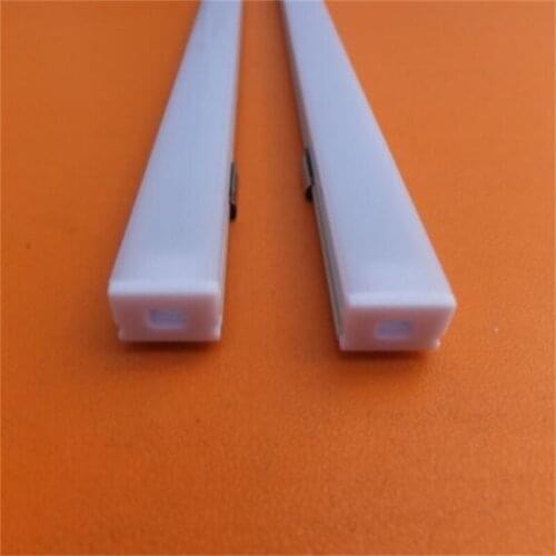 Free Shipping Hot Selling Aluminium Profile for LED tapes / strips with Milky /clear Cover and End Caps 2M/pcs 25pcs/Lot
