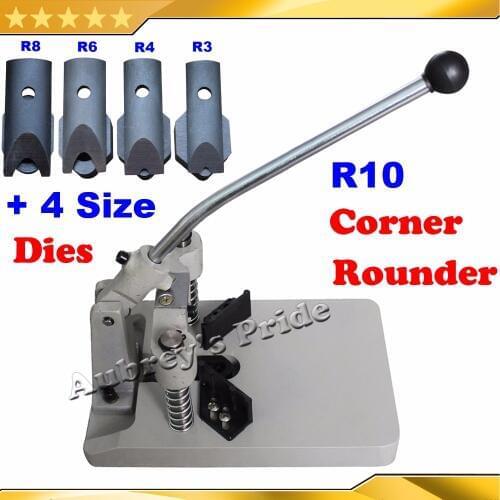 Free Shipping Metal Radius R3, R4,R6,R8,R10 5Blades All Metal ID Business Criedit PVC Paper Card Corner Rounder Cutter