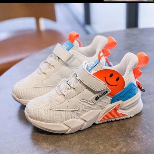 Childrens Casual Sports Shoes Lightweight Comfortable Single Double Mesh Sneakers Autumn Thick-soled Non-slip Childrens Shoes