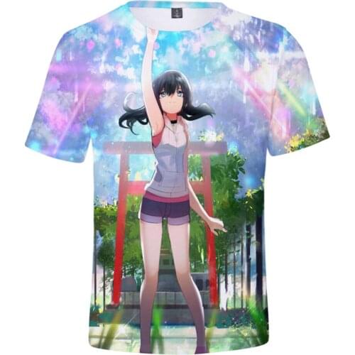 T Shirts Tops Casual 3D digital printing Men Body Printing T Shirts Short Sleeve Cartoon characterT-shirt Tees Clothing