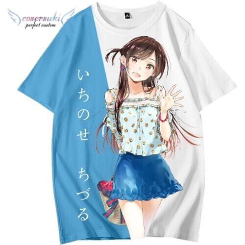 Kanojo Okarishimasu Mizuhara Chizuru short-sleeved T-shirt Mami Nanami two-dimensional surrounding cos summer