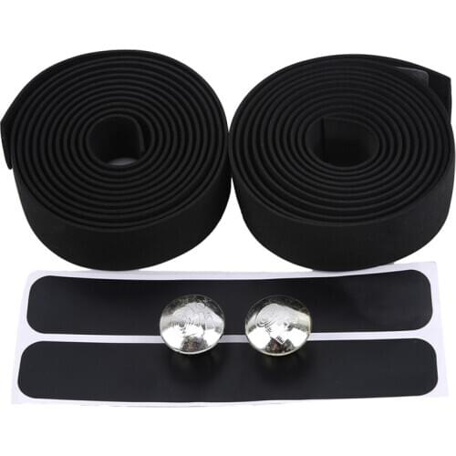 Bike Handlebar Tape Cork Anti-slip Bicycle Carbon Handle Belt Wrap Bartape Bar Plug Bicycle Parts Accessories