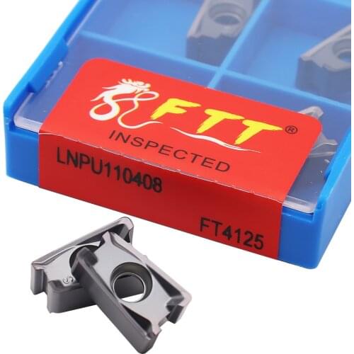 LNPU110408 FT4125 Shoulder Milling Inserts Carbide End Mill Plate CNC Lathe Mill Machine Cutter Tool For Steel