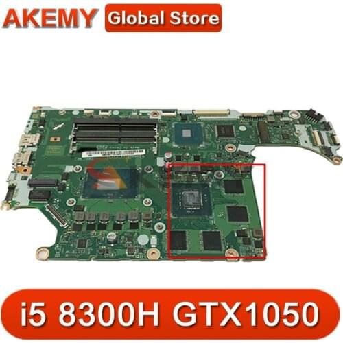 For ACER AN515-52 AN515 Laptop motherboard DH5VF LA-F952P CPU i5 8300H GPU GTX1050-4G RAM DDR4 Test OK Mainboard