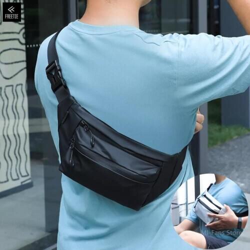 Freetie Multifunctional Sports Leisure Waist Chest Bag Waterproof PU Fanny Waist Pack Phone Pouch Outdoor Crossbody Men Women