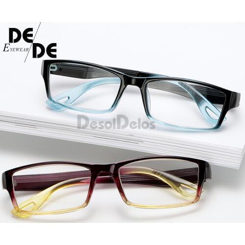 Fashion Unbreakable Reading Glasses Women Men Resin Glasses Transparent Spectacles Vintage Round Reading-glasses