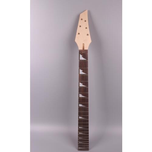 Unfinished Electric guitar neck 24 fret 25.5" Maple wood rosewood Fretboard Floyd rose nut 42.5mm heel width 56mm JK- 024