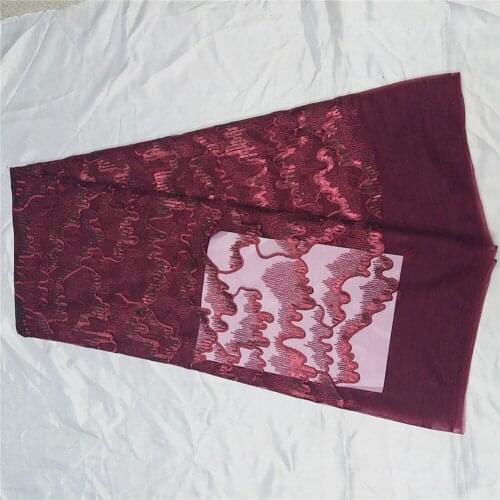 New arrivals Sequins french lace net fabric latest designs for lady fashion dress dry lace fabric for wedding party