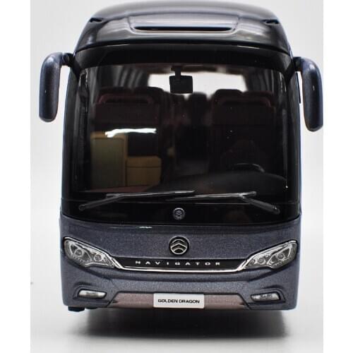 Origianl Alloy Model Gift 1:42 Scale Golden Dragon XML6129 Road Travel Transit Bus Vehicle DieCast Toy Model Decoration