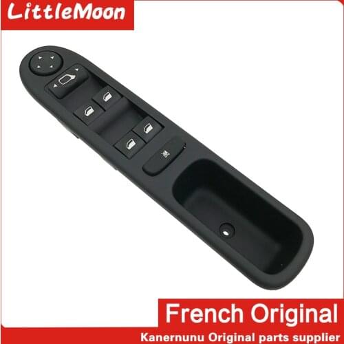 LittleMoon Original brand new lift switch Glass lift panel 6554KT for Peugeot 307 307cc 307sw French original