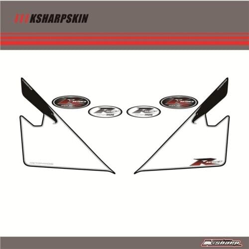 Front Fairing Motor Number Board 3D Gel Protector for YAMAHA R1 2002-2003