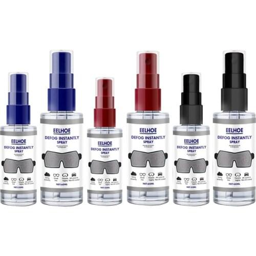 30/60ml Defogger Solid State Defog Anti Fog Agent For Swim Goggles Diving Mask Glass Lens Cleaner Solution Spray Mist