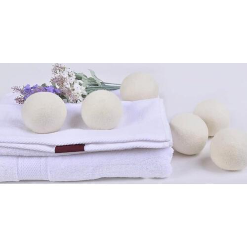 Laundry Clean Ball 6pcs/pack Reusable Natural Organic Laundry Fabric Softener Ball Premium Organic Wool Dryer Balls